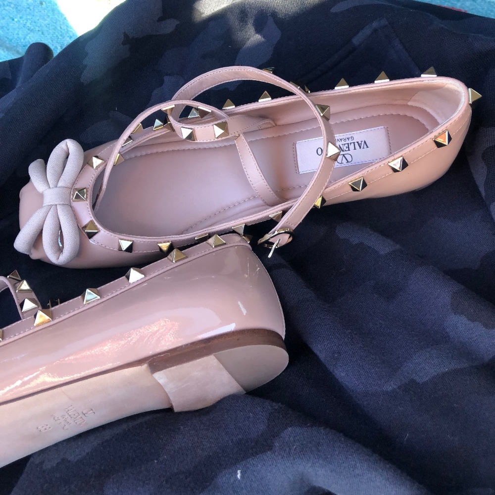 Valentino Stud Flats
